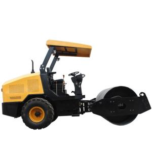 China 3.5 Tons Hydraulic Single Drum Vibratory Road Roller With Yellow Color wholesale
