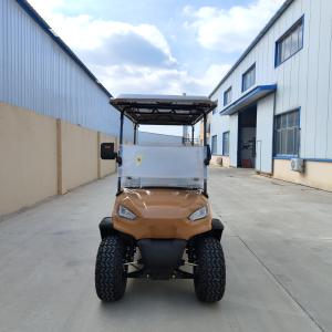 China Electric Utility Custom Khaki Daily Use Golf Cart 6 Seater 72V Lithium Battery wholesale