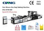 Ultrasonic Sealing Fully Automatic Non Woven Bag Making Machine 40-100pcs / Min
