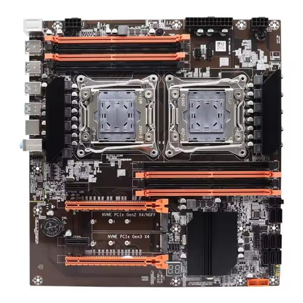 Customized X99 dual cpu gaming motherboard support dual xeon E5 LGA2011-3 cpu