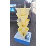 Plastic Modern Outdoor Tower Plant Pots Plastic Flower Pots Stackable