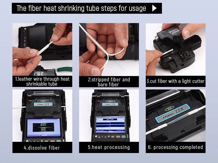 Single Core Needle 34mm Fiber Optic Splice Sleeve