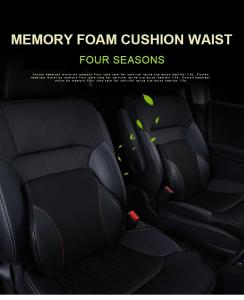 China Lumbar Back Support Cushion , Computer Chair Back Support Cushion 41 * 42 * 10CM wholesale