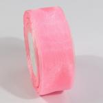 2.5cm Polyester Organza Ribbon for DIY bows or Wedding Decoration or Cake