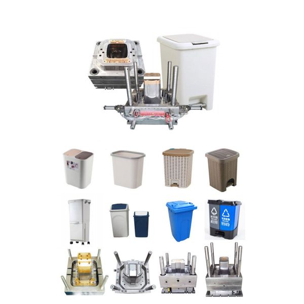 Injection Mold For Plastics Trash Can