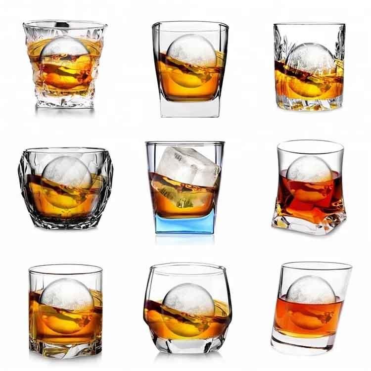 Diamond Stemless Old Fashioned Glass Whiskey Cocktail Drinking Glass 10 OZ