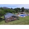 Buy cheap Luxury Removable PVC Roof 850g/Sqm Aluminum Frame from wholesalers