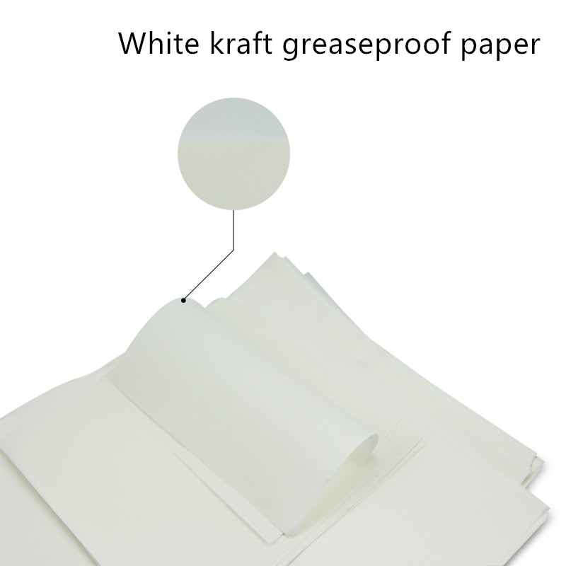 Disposable White Greaseproof Baking Paper Without Printing