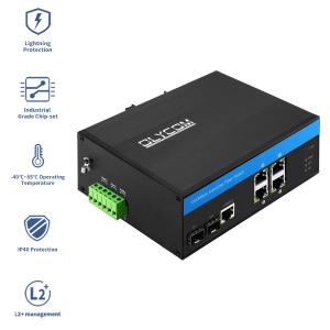 China OEM Web Managed Gigabit Industrial Outdoor POE Switch For Ip Video Surveillance wholesale