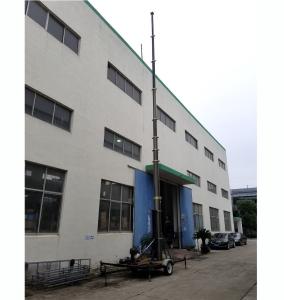China 20m Lockable Pneumatic Telescopic Mast 100kg payloads- NR-3600-20000-100L cell tower mast-pneumatic mast-nrentech mast wholesale