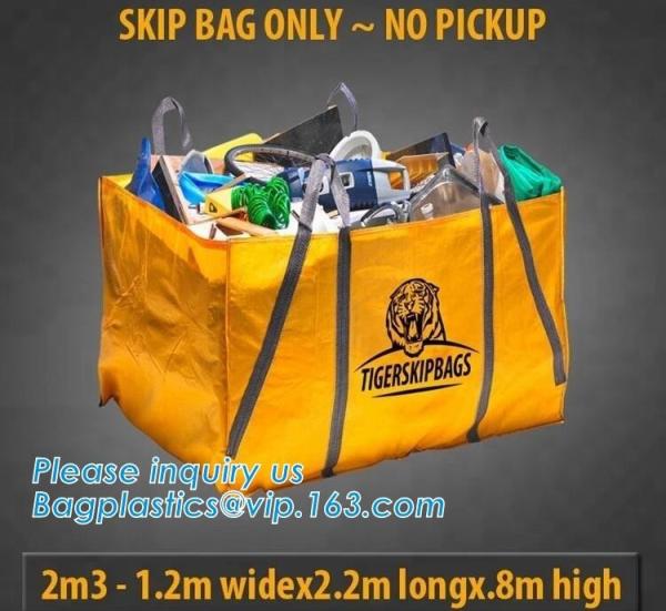 Eco friendly garbage dumpster Bag skip Bag for construction rubbish,High