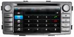 Ouchuangbo Car DVD Nav Audio Radio Player for Toyota Hilux 2012 USB iPod GPS
