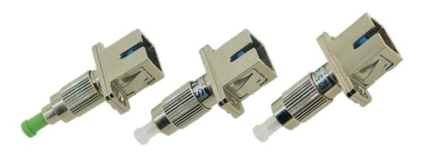 Fiber Optic Couplers SC Female To FC Male Hybrid sc fc adapter, Singlemode, PC