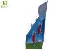 2 Tier Small Cardboard Display Holder , Cd Counter Display Cardboard