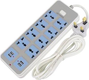 China Home Desk Mount Power Strip European Style Plug Intelligent USB Lightning Fast Charging wholesale