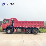 Sinotruk HOWO 6x4 Mineral Mining Dump Truck Red Euro2 Mine 336hp 60ton