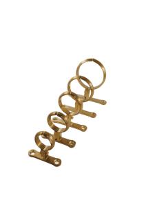 China Screw Fixation Brass Pipe Clamp High Density Forging Body Chromed wholesale
