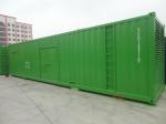 Water Cooling Container Diesel Genset 1200KW 1500KVA Special Drop Noise
