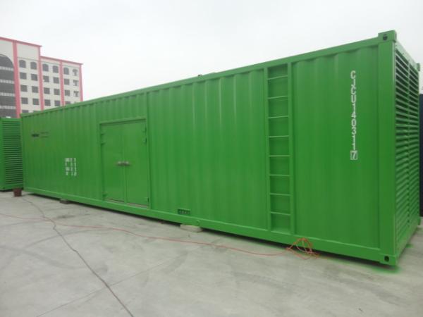 Water Cooling Container Diesel Genset 1200KW 1500KVA Special Drop Noise