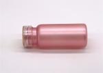 Pink Medicine Pill Bottles Tablet Capsule Frost Bottle With Child Proof Cap