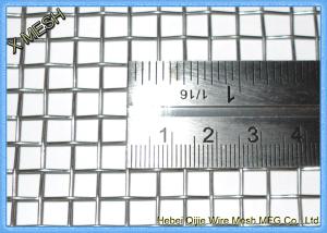 China Silver Color SS 304 Stainless Steel Woven Wire Mesh For Industrial Fields wholesale