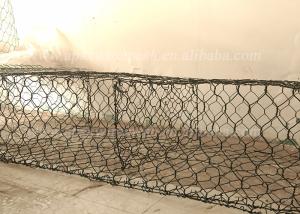 China Anti Corrosive 2x1x1m Stone Filled Gabion Wall Cages wholesale