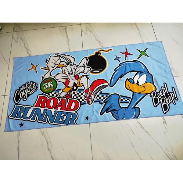 Customized Designs Supported Super Soft Printed Microfiber 100% Polyester Beach Towel