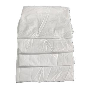 China Regular Size White Bed Sheet Rags 100% Cotton sheeting Rags Textile Waste Recycled Cotton Cloth Industrial Cleaning Rag wholesale