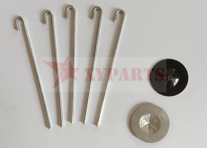 UV Resistant Aluminum J Hook Solar Panel Bird Deterrent Clips For Roofing