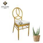 Aluminum Alloy Iron Restaurant Wedding Chiavari Chair With 6cm Seat
