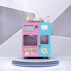 China 700W-2500W Robot Cotton Candy Vending Machine 350Kg Wireless Remote wholesale