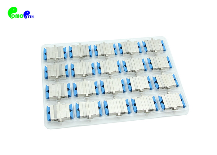 sc dx sm metal fiber optic adapter