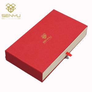 China 1200g Grey Cardboard Paper Box Packaging with Drawer Sliding Clothing Packing wholesale