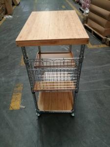 China metal/ wood kitchen carts , Shelving, Carts &amp; Racks | Wire Shelves Wire Shelving China wholesale