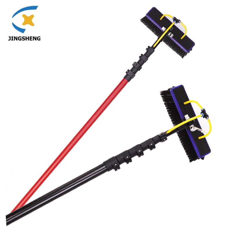 OEM Carbon Fiber Window Washing Pole 20ft Telescopic Window Cleaning Pole