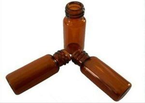 China Comestic Amber Glass Bottles With DIN 18mm Amber Drop For Pharmaceutical, Chemical wholesale