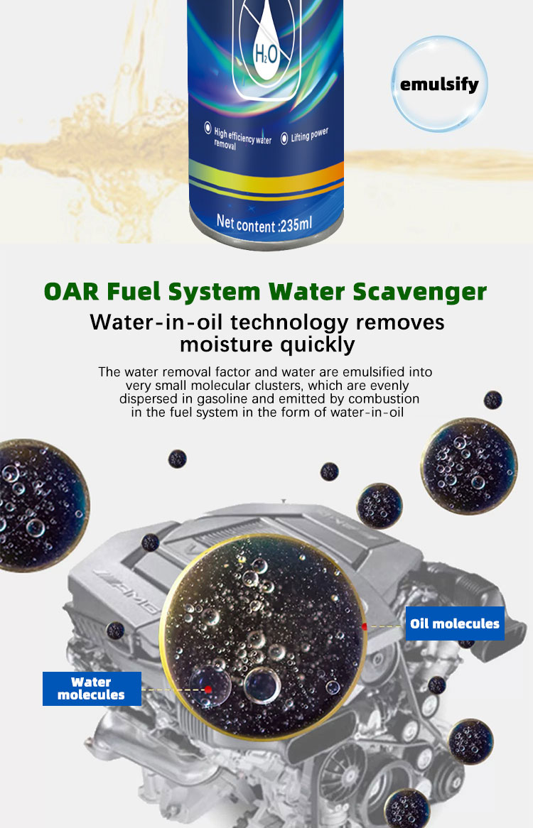 OAR Automotive Dehydrating Agent The Solution for Fuel System Cleaning and Protection