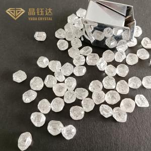 China Raw Uncut Lab Grown Diamonds Cultivated 4carat HPHT Rough Diamonds For Polish wholesale