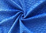 200GSM Embossed Velvet Fabric / Sofa Polyester Velvet Upholstery Fabric Prussian