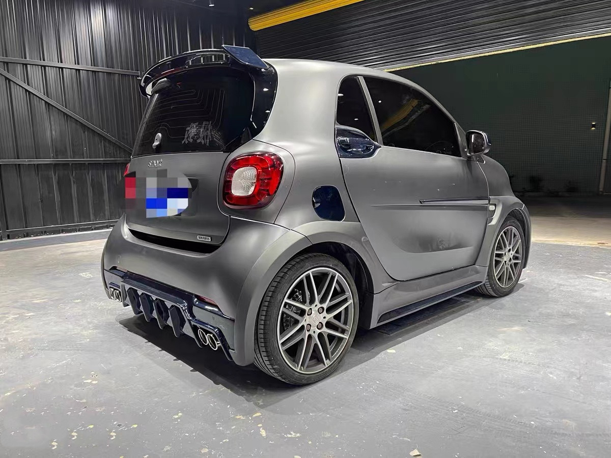 For Mercedes SMART Carbon Fiber Body Kit SMART Upgrades MSY-style Carbon Fiber Front Lip Diffuser Spoiler Widebody Kit