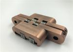 Antique Copper Concealed Piano Hinge , Outside Exterior Door Hinges