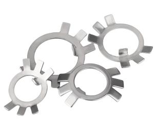 China Style Spring lock washers M10M12M14-M60 Stainless Steel Circular Stop Washer for Oil Gas Industry Six Claw Black Finish wholesale
