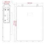 10kwh 51.2V Wall-Mounted Battery 200Ah Solar Storage Lithium Battery Nominal