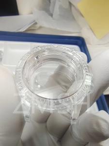 China Transparent / Blue / Green Round Square Oval Sapphire Watch Case Durability Water Resistance Shock Resistance wholesale