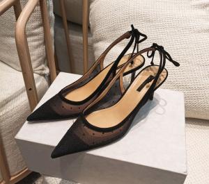 China Block Heel Women Round Toe Shoes Slip Resistant With Synthetic Material wholesale
