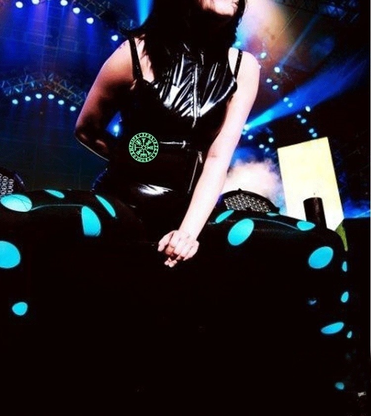 Washable Round Shape Custom Embroider Patch With Fluorescence