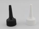 PP Bottle Dispenser Cover 24mm White Ribbed Closure Screw Cap