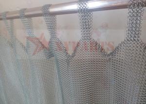China Stainless Steel Ready To Hang Chainmail Curtain 0.8x7mm For Architecture Decoration wholesale