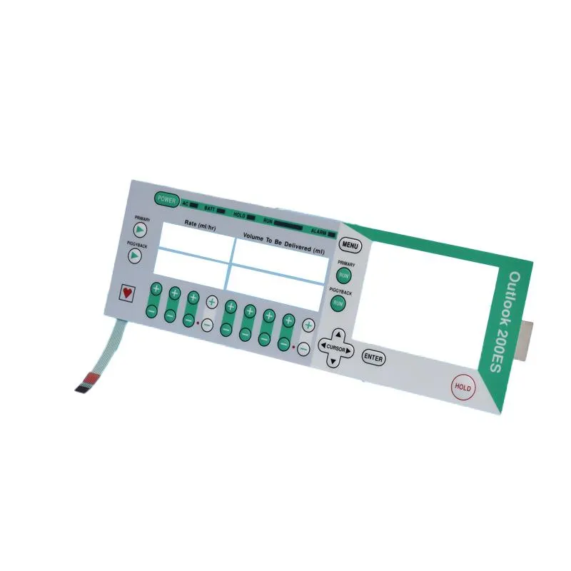 Metal Dome Graphic Overlay Membrane Keypad Electronic Switch