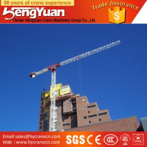 China 50m jib Telescopic Tower Crane offer tower crane hoist motor wholesale